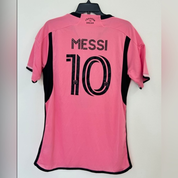NWT MESSI adidas Jersey #10 Inter Miami CF XL SLIM UNISEX 2024/25 Pink Soccer - Picture 1 of 10